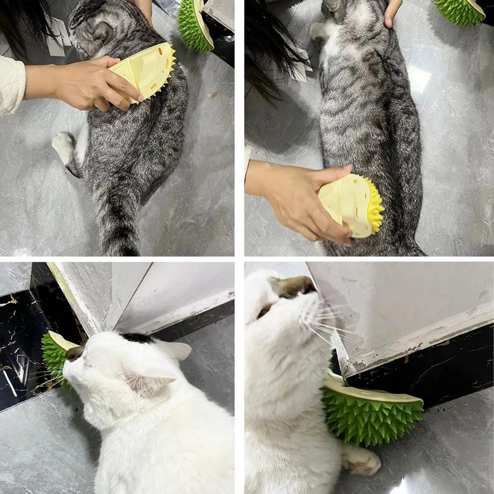 Cat Scratcher Massager Grooming Brush-KikiHomeCentre