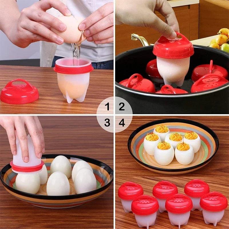 Silicone Egg Boiler Steamer-KikiHomeCentre