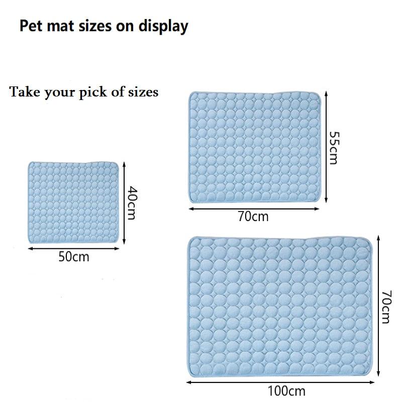 Pet Pad Summer Dog Mat Cooling Dog Ice Silk Pad Breathable Soft Pet Bed Pet Products-0-KikiHomeCentre