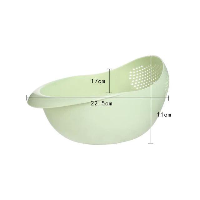 Kitchen Rice Sieve Plastic Colander-KikiHomeCentre