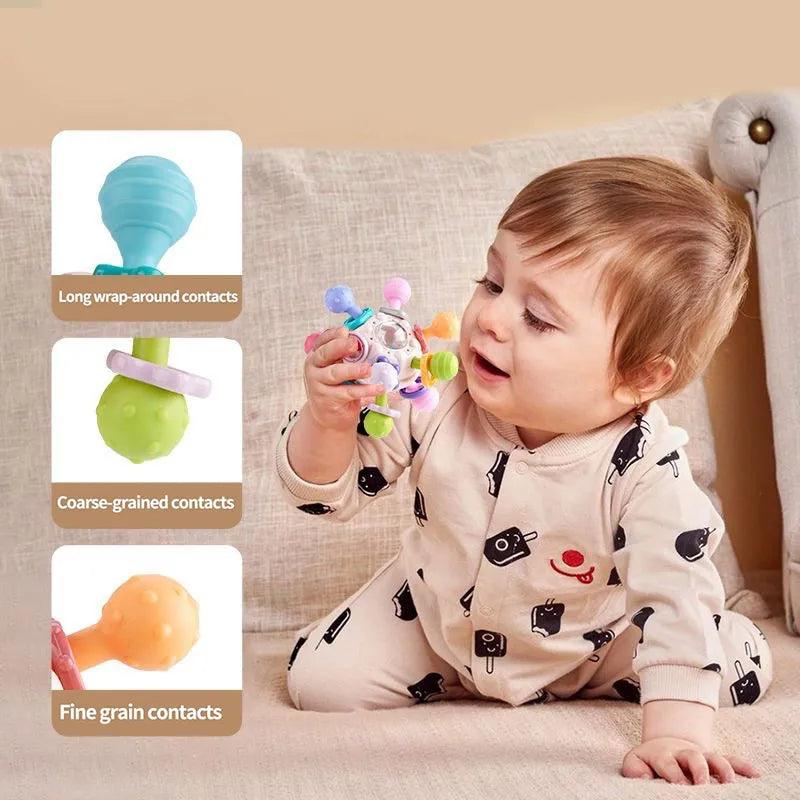 Rotating Rattle Ball Baby Toys-KikiHomeCentre