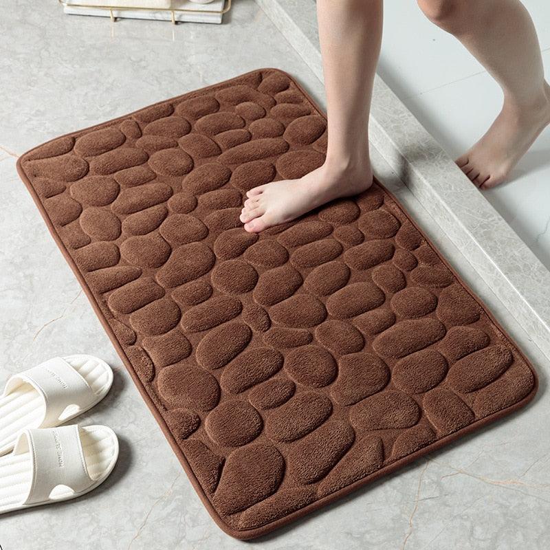 Non-slip Carpets Bathroom Bath In Wash Basin Bathtub Side Floor Rug Shower Room Doormat Memory Foam-KikiHomeCentre