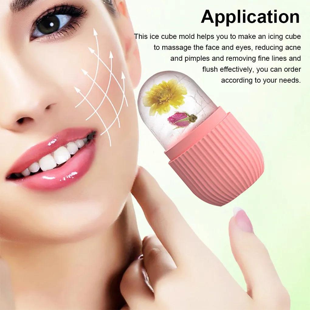 Silicone Ice Facial Roller-KikiHomeCentre