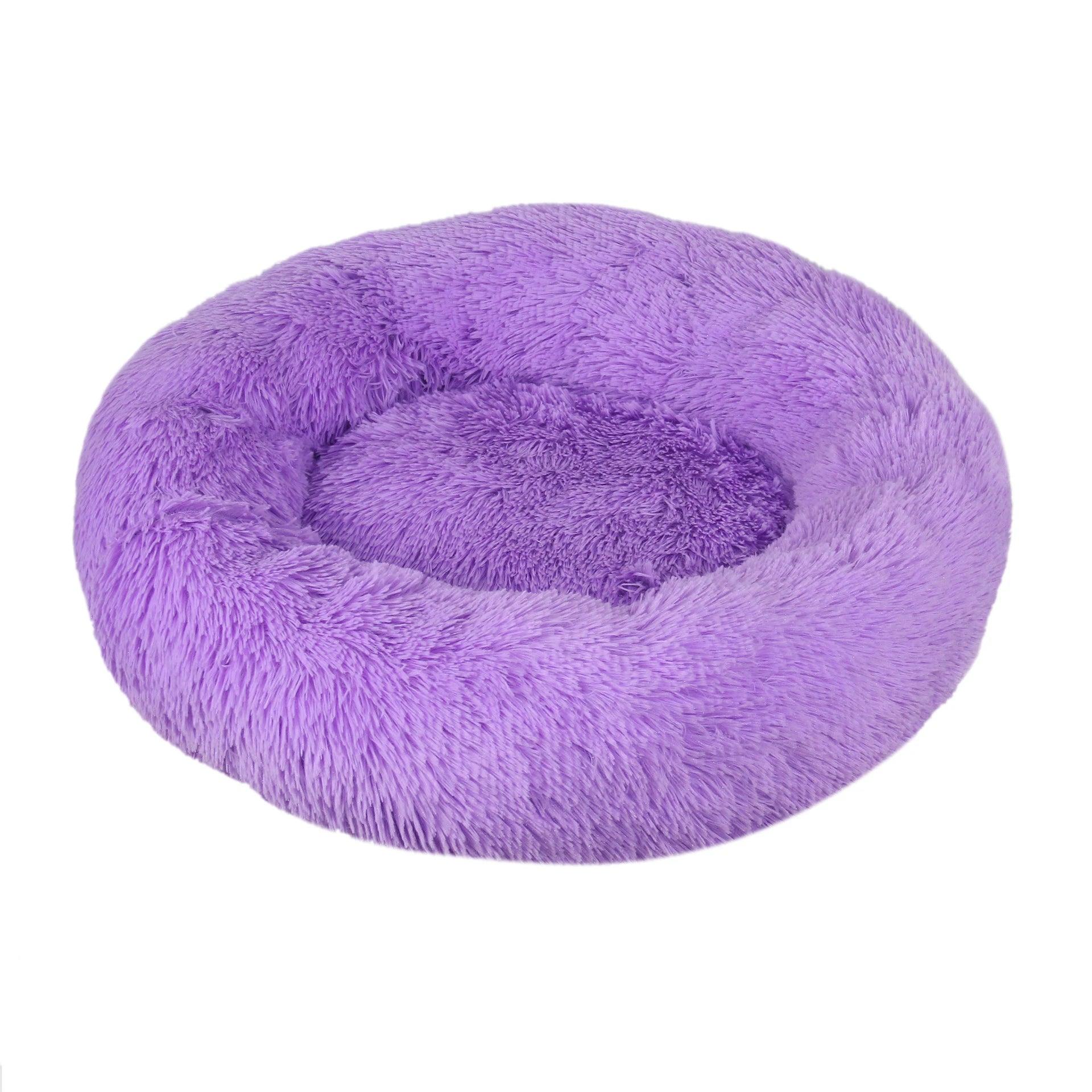 Pet Dog Comfortable Donut Cuddler Round Bed-KikiHomeCentre