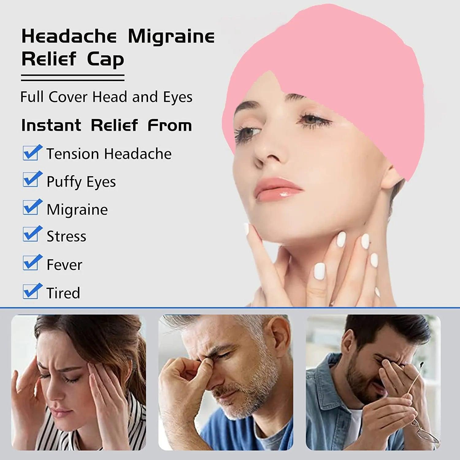 Migraine Relief Hat Eye Mask-KikiHomeCentre