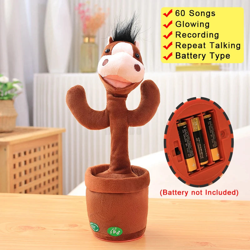 Rechargeable Dancer Cactus Glowing Baby Toy-KikiHomeCentre