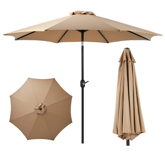 Outdoor Patio Umbrella UV Protection For Garden Sturdy Structure All Weather Outdoor Umbrellas For Backyard Pool Holidays