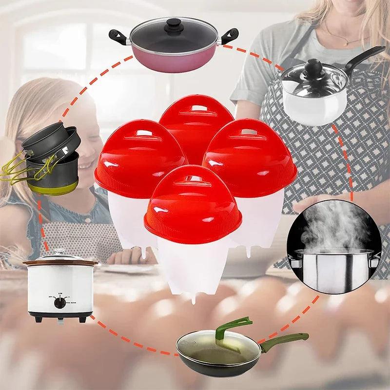 Silicone Egg Boiler Steamer-KikiHomeCentre