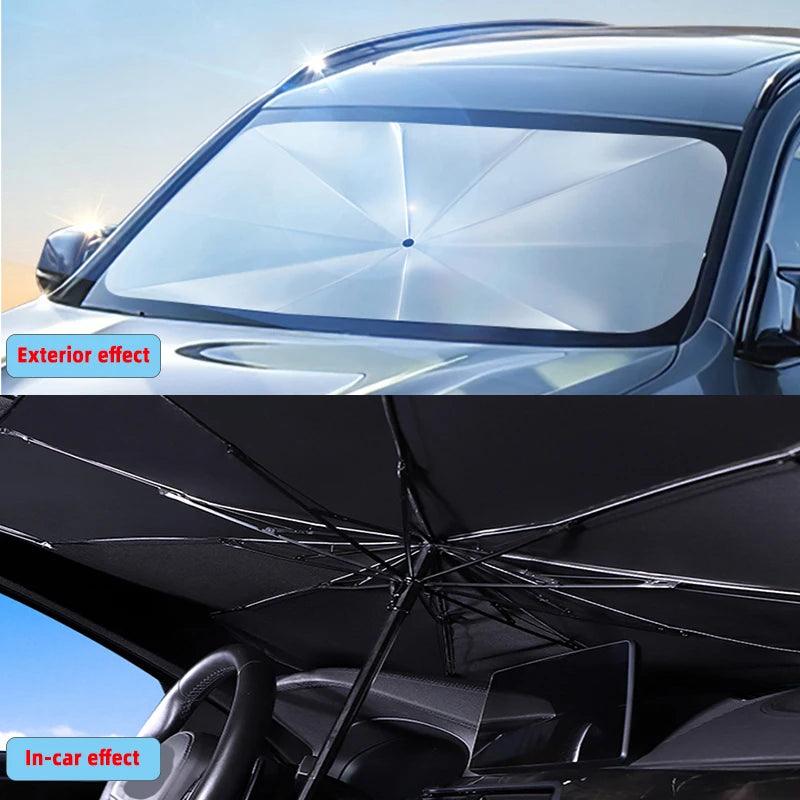 Car Sunshade Umbrella Car Sun Shade Protector-KikiHomeCentre