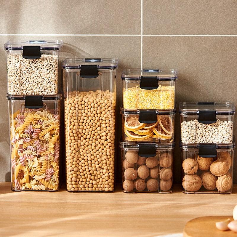 Sealed plastic food storage box cereal candy and other things-KikiHomeCentre