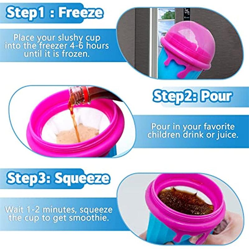 500Ml Quick-Freeze Slushy Cup-0-KikiHomeCentre