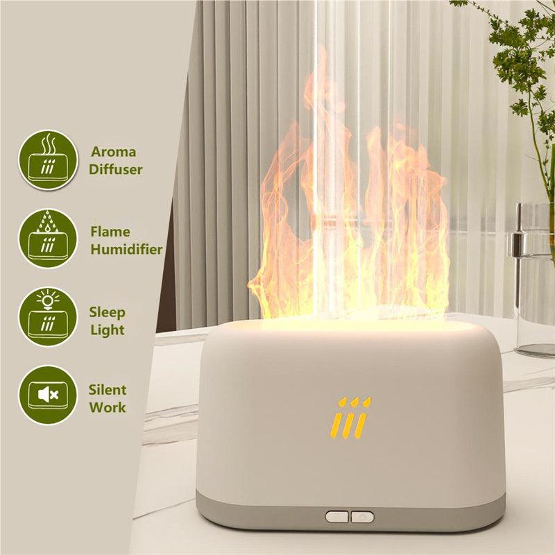 Flame Aroma Diffuser Humidifier-0-KikiHomeCentre