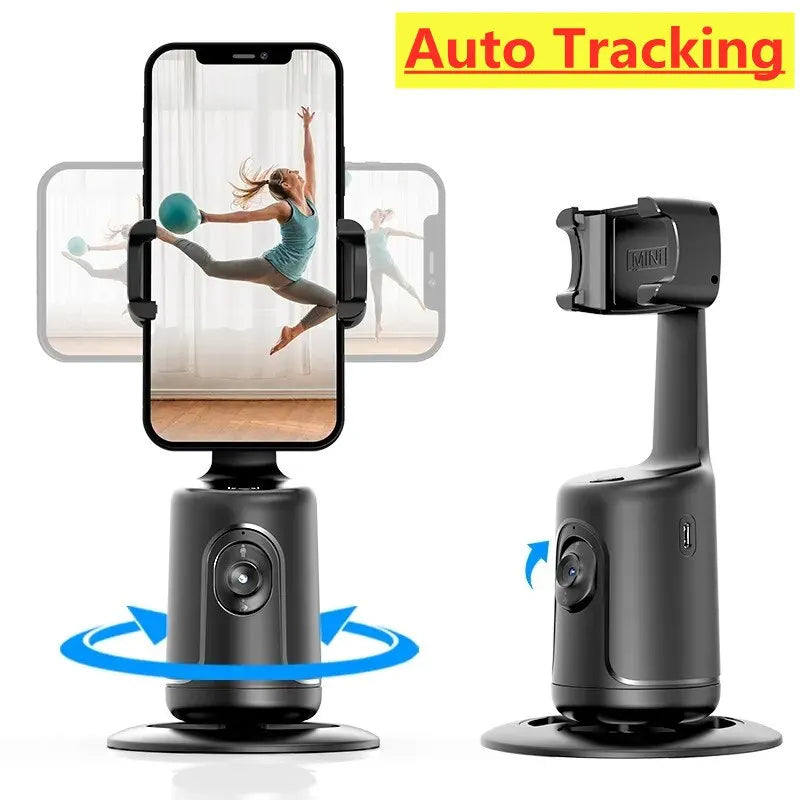 360 Auto Face Tracking Gimbal AI Smart Gimbal Face Tracking Auto Phone Holder For Smartphone Video Vlog Live Stabilizer Tripod-0-KikiHomeCentre